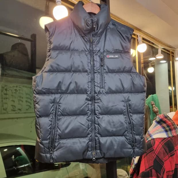 폴로 랄프로렌 스포츠라인 RLX 실사이즈 100 오리털 덕다운 패딩 조끼