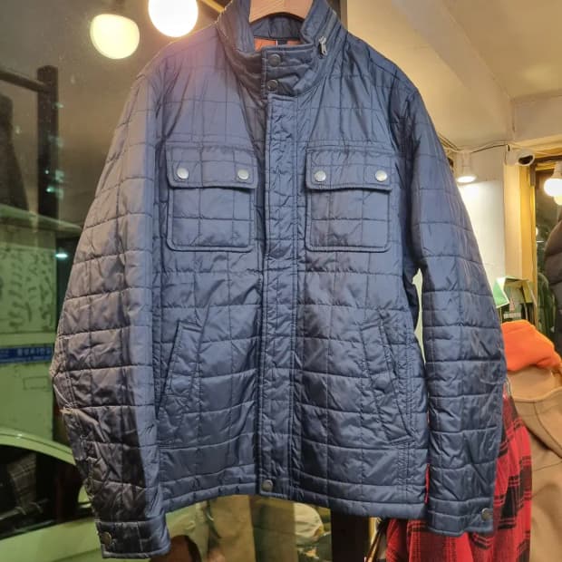 타미힐피거 투포켓 바라쿠타 G9 디자인 퀼팅 깔깔이 자켓 M사이즈