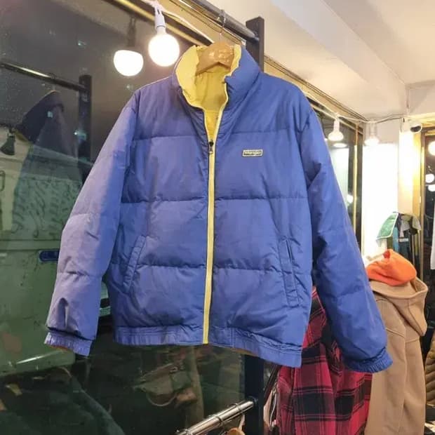 올드스쿨 대장급 끝판왕 랭글러 양면 리버시블 패딩 실사이즈 XL