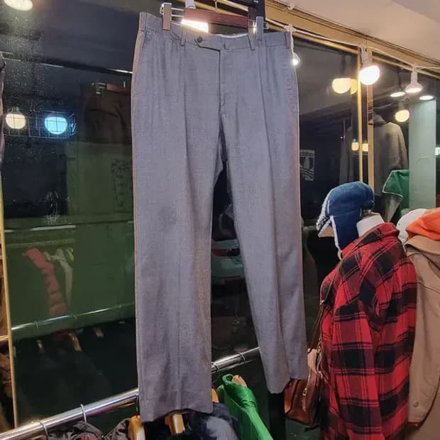 클래식 대장급 에르메네질도 제냐 울100% 트라우저 34사이즈