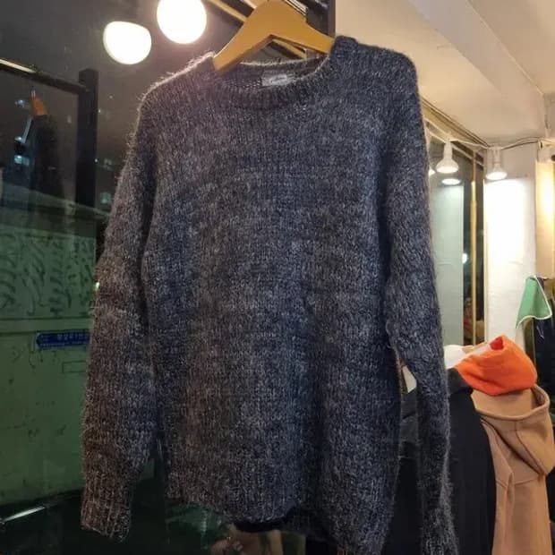 장광효 디자이너 카루소 실사이즈 105 모헤어 혼방 니트