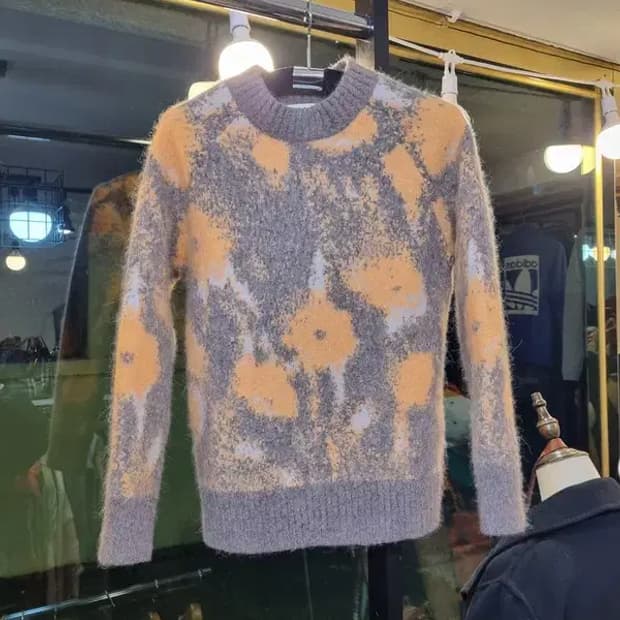 코스 실사이즈 M 알파카 울 혼방 니트