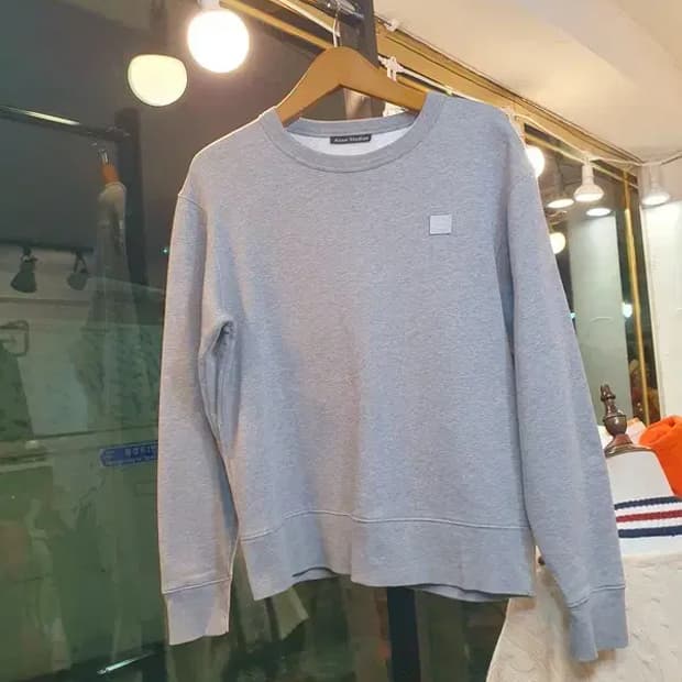 아크네스튜디오 페이스 실사이즈 M~L 페어뷰 기모 맨투맨