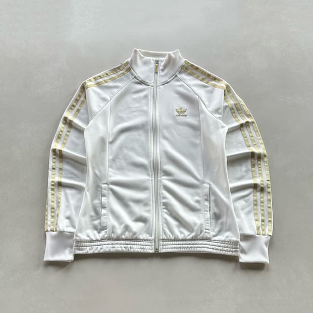 [M]아디다스 대장 화이트 골드 트랙탑 져지