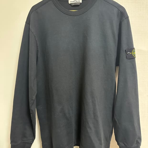 스톤아일랜드 블랙 롱슬리브 XL