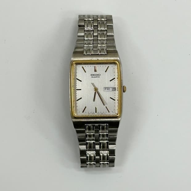 세이코 seiko 탱크 콤비 쿼츠