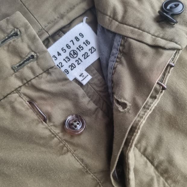 Martin margiela 13ss cotton pants 46