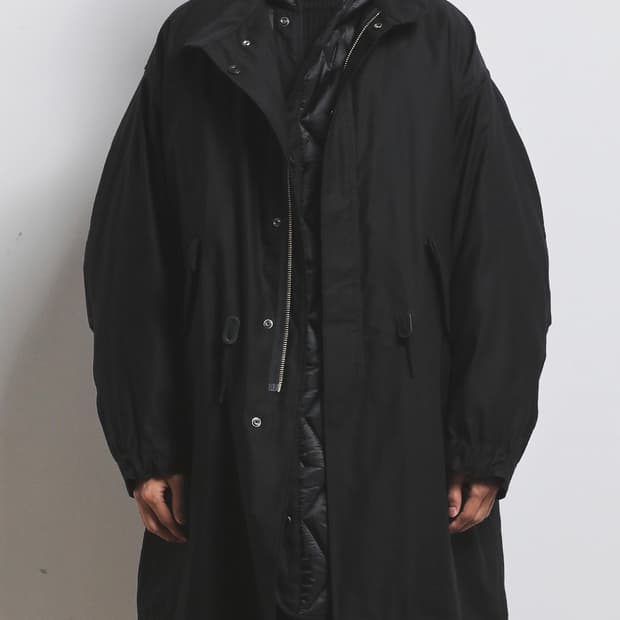 COTTON BACK SATIN M65 FISHTAIL PARKA