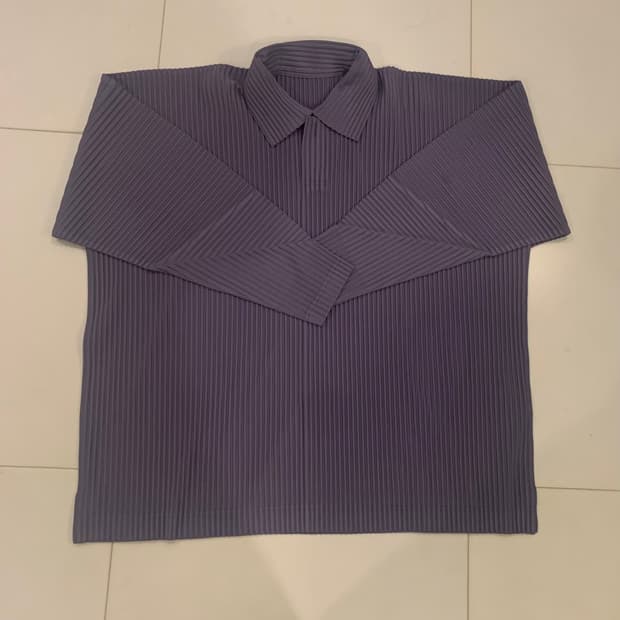 옴므플리세 23년 3월 먼슬리 퍼플그레이 폴로셔츠 3 