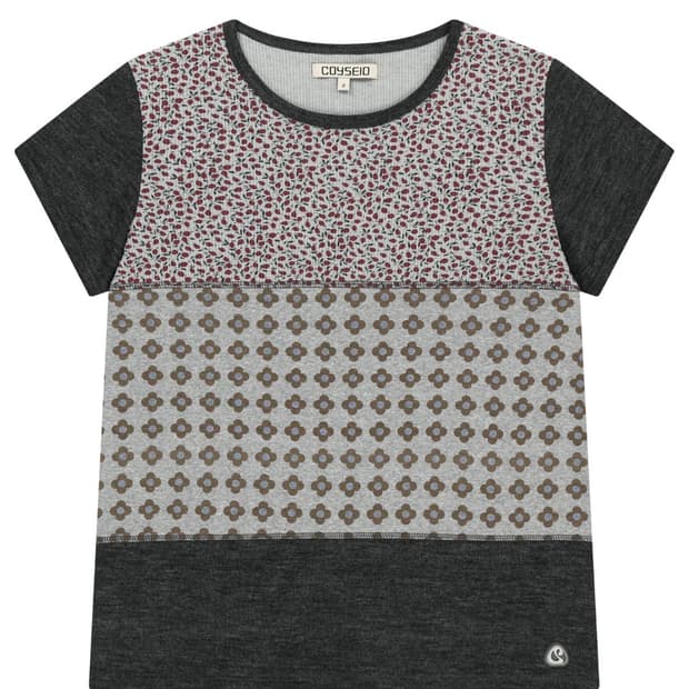 코이세이오 패치워크 플라워티셔츠 1