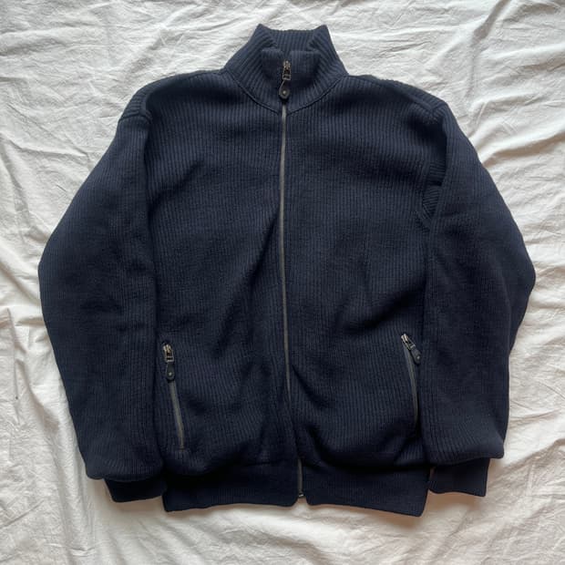 폴로 스포츠 풀집업 니트집업