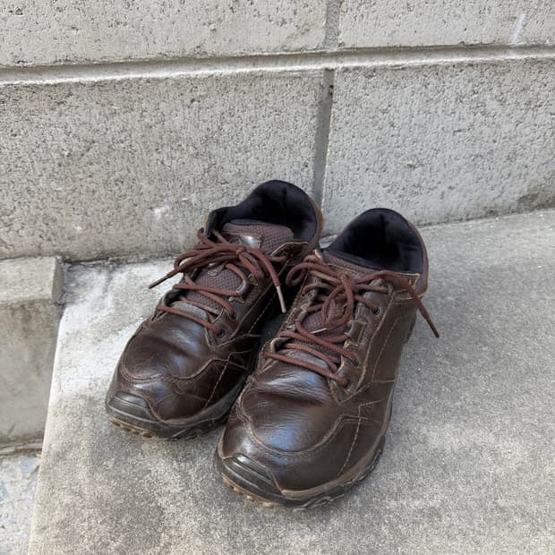 MERRELL BROWN LEATHER HIKING 머렐 하이킹슈즈