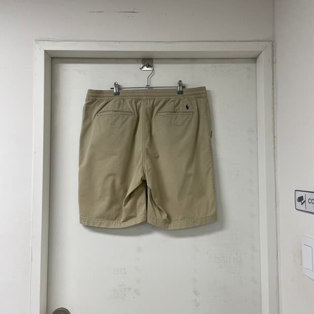 폴로 랄프로렌 밴딩 반바지 베이지 XL