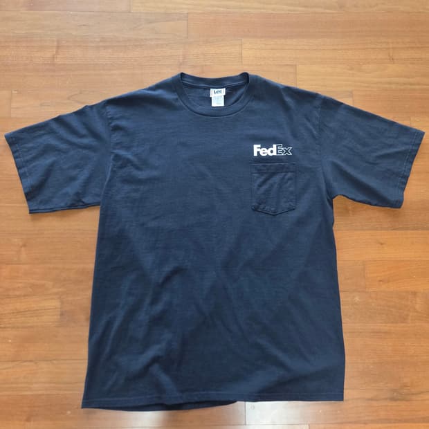 00s Fedex 페덱스 포켓 반팔티셔츠 블랙 [xl]