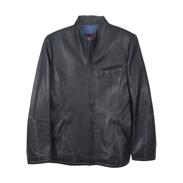 로베르타 디 까메리노 리얼 양가죽 스탠드카라 자켓 M