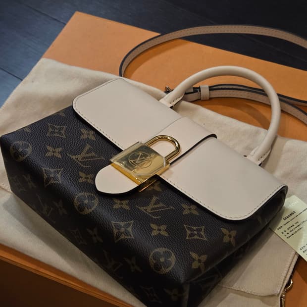 루이비통 록키BB 토트 숄더백 단종모델 아이보리