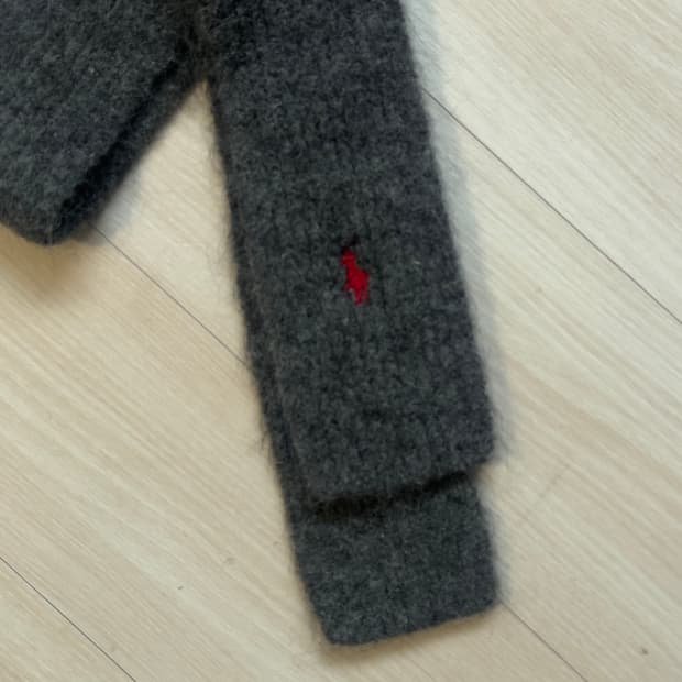 [Polo Ralph Lauren] gray muffler