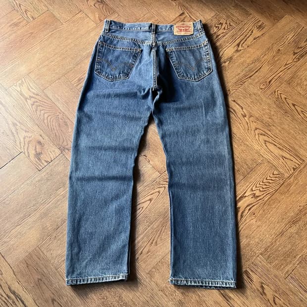[34]00's 리바이스 USA 505 미디엄블루 데님 팬츠