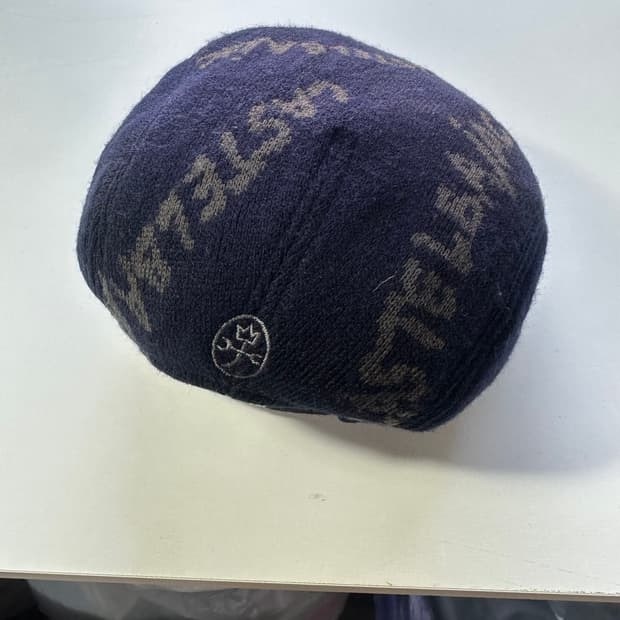 FREE 카스텔빠작 네이비 멀티로고 울 골프 헌팅캡