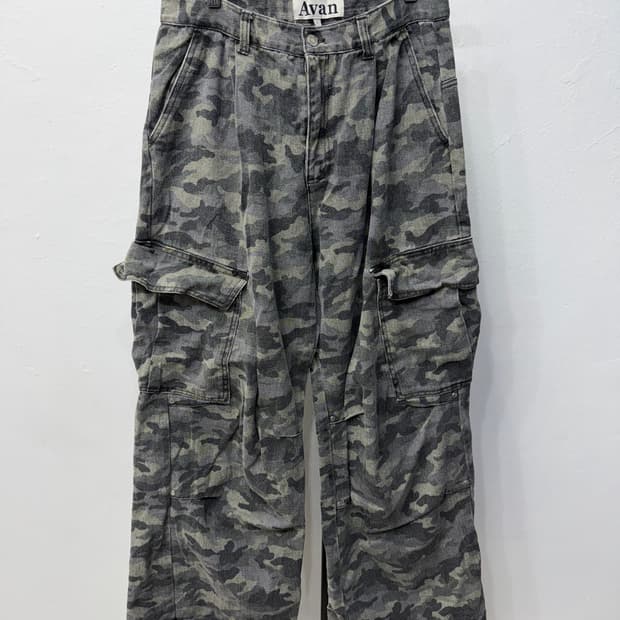 정품) Avan 아반 카고 바지 밀리터리 카고팬츠 30-31