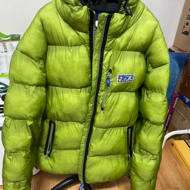 매든 콜로라도 베어 파카 그린 색상 패딩 XL 사이즈