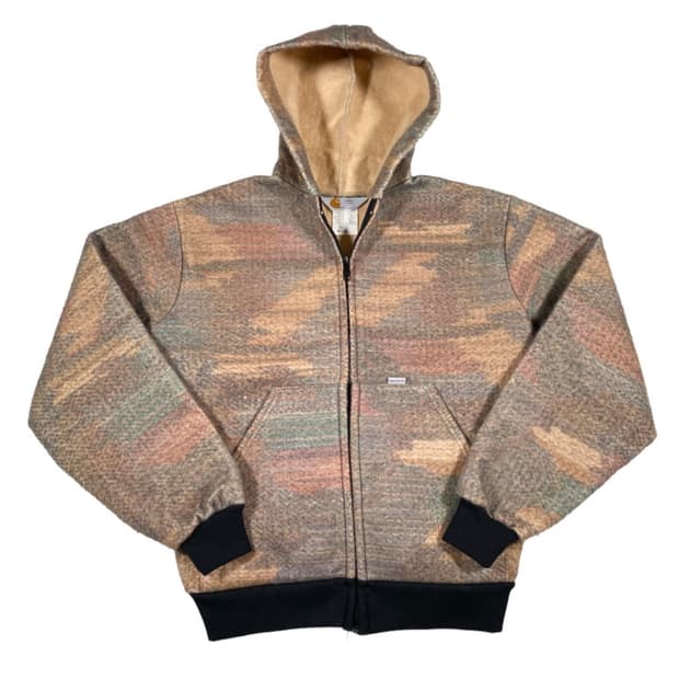 90s USA Carhartt 빈티지 칼하트 아즈텍 워크자켓 후드집업