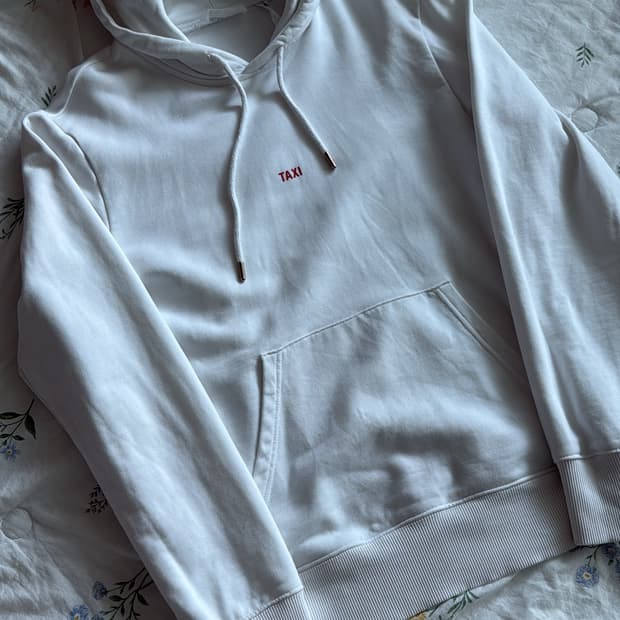 헬무트랭 택시 로고 후드티