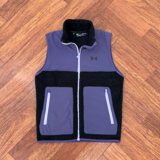 SM 언더아머 UA 스웨터플리스 파일 플리스 집업 