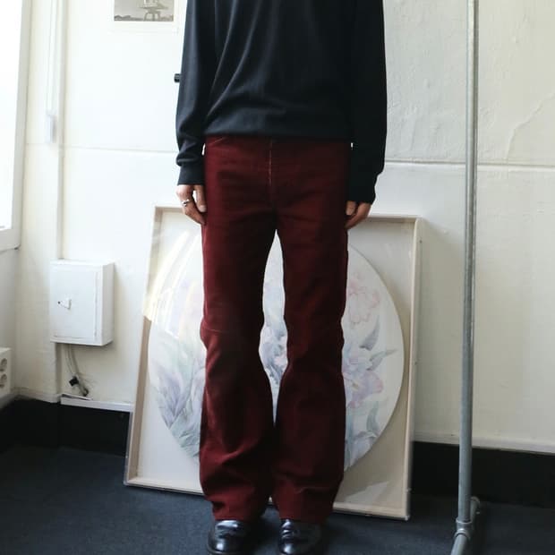 80s 리바이스 646 벨바텀 코듀로이 팬츠 