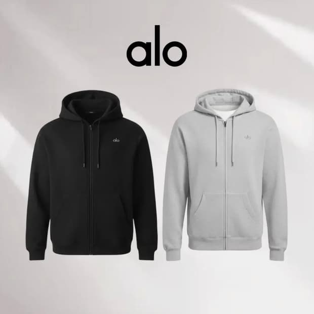 🔥[새상품/정품]🔥 알로 후드집업 2color