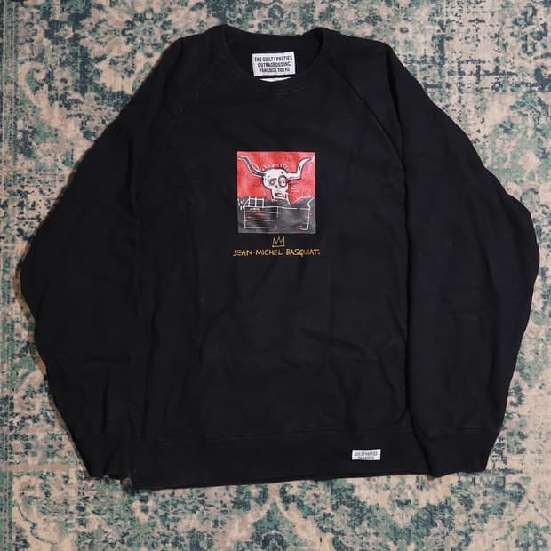 WACKO MARIA 와코마리아 x 장 미쉘 바스키아 스웨트셔츠 L
