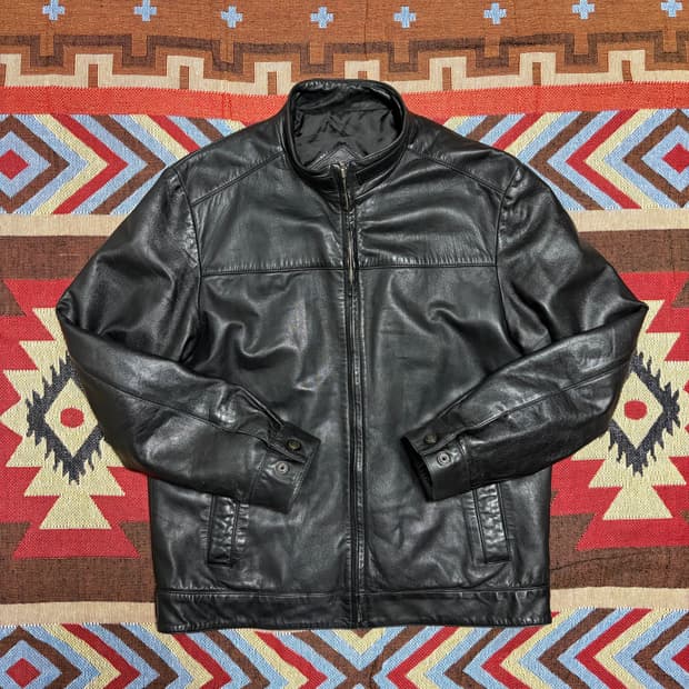 L) 00s 빈티지 램스킨 양가죽 자켓 