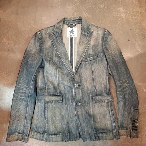 리바이스 데님 블레이져