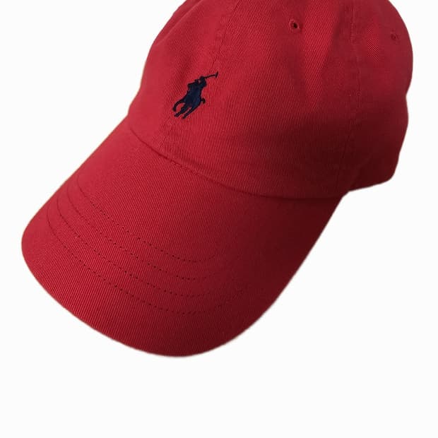 폴로 랄프로렌 레드 볼캡