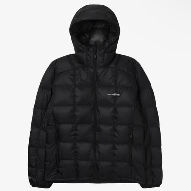 일본판 몽벨 슈페리어 다운파카 L 블랙 