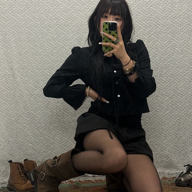 빈티지 로코코 펀칭 프릴 슬리브 리본 긴팔 블라우스 K0155