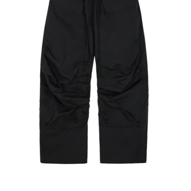 Etce double knee lounge pants black s사이즈