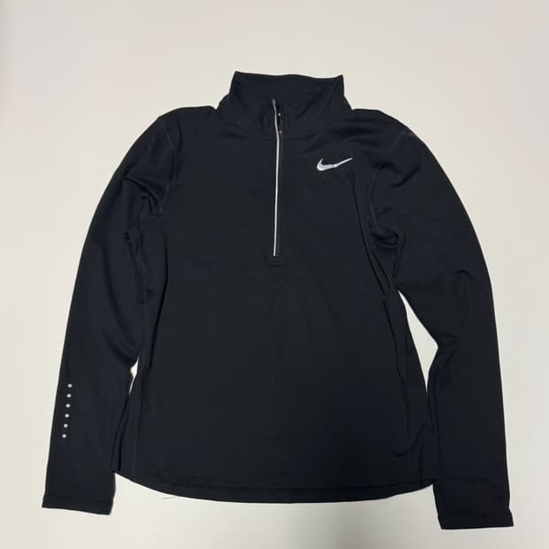 여성 나이키 러닝 드라이핏 하프집업 기능성 긴팔티 S