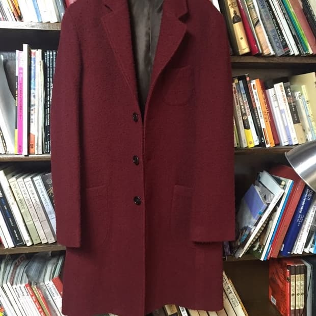 플라스크 카센티노 코트 버건디 48