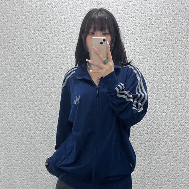 아디다스 올드스쿨 레트로 파이어버드 져지 집업 110 C12508