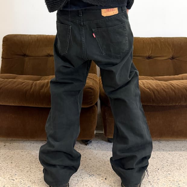 리바이스 752 부츠컷 블랙