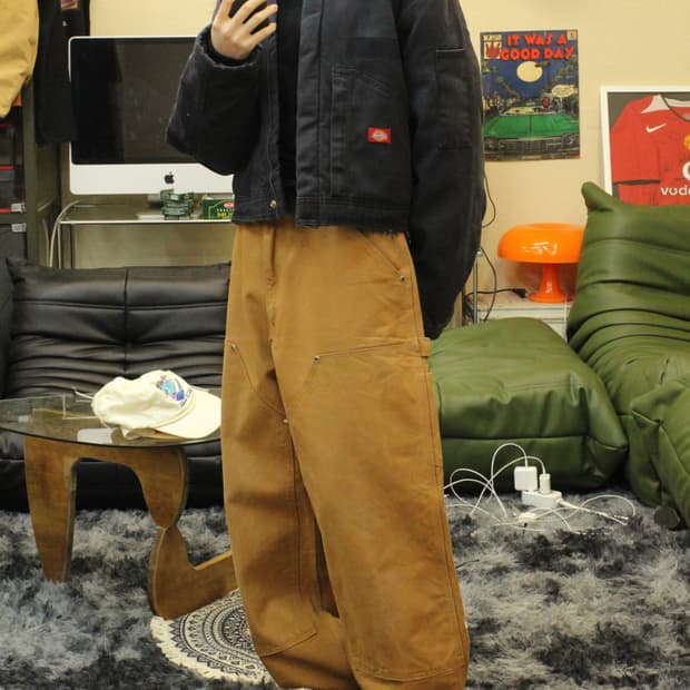 90s 다코타 더블니 팬츠