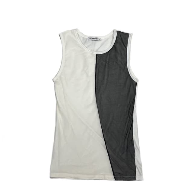 half&half sleeveless