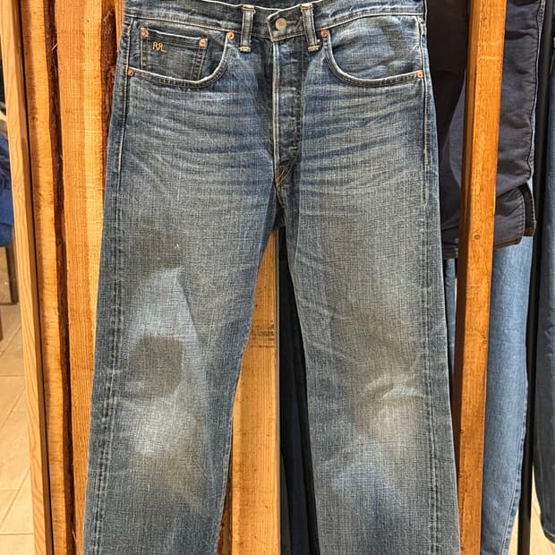 RRL 스트레이트핏 데님팬츠