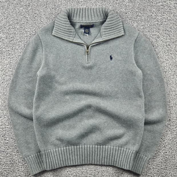 폴로랄프로렌 하이넥 베이직 하프 니트 집업 ( L ) / 10661