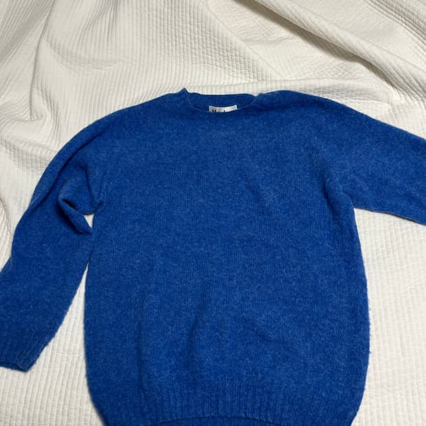 할리오브스코틀랜드 쉐기독 니트 XL