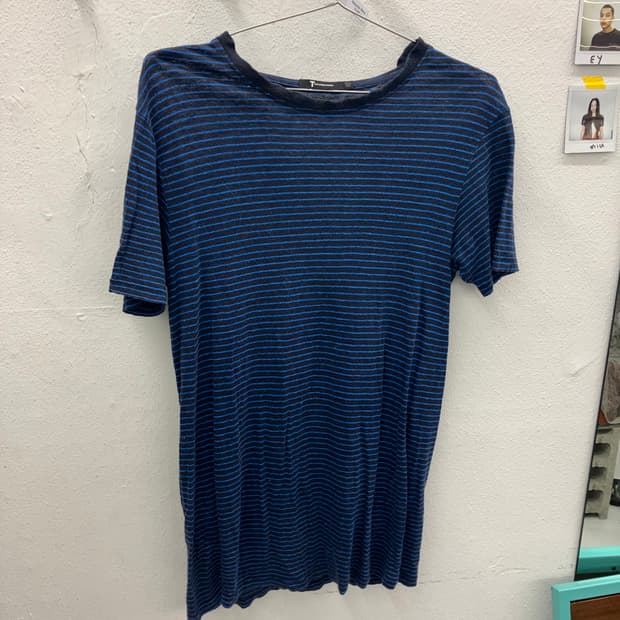 알렉산더왕 스트라이프 반팔티셔츠