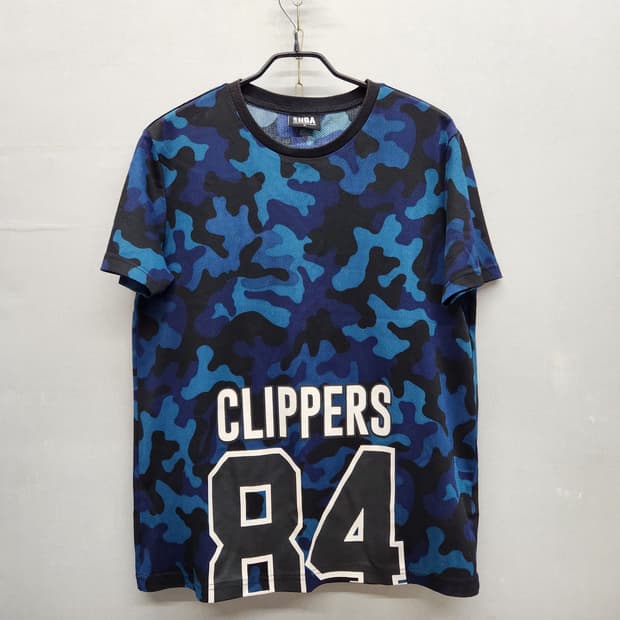 NBA LA클리퍼스 카모플라쥬 메시 반팔 M(M)