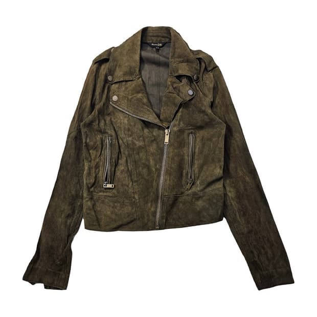 MASSIMO DUTTI 우먼스 스웨이드 자켓 M