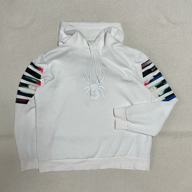 스파이더 시그니처 후드 티셔츠